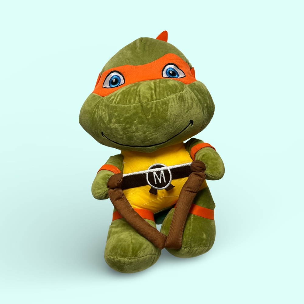 Teenage Mutant Ninja Turtle , NIP, Michelangelo, No Tags, Plush, 16.5x10x8” - Picture 2 of 11